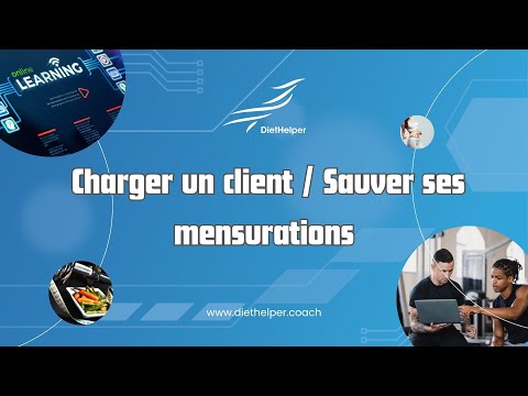 Charger un client / Sauver les mensurations