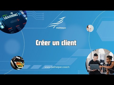 Créer un client dans DietHelper