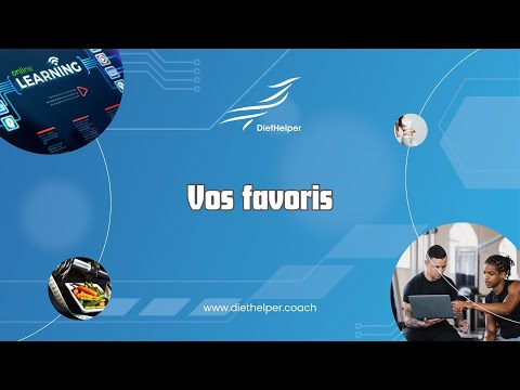Le module &#039;Favoris&#039; dans DietHelper