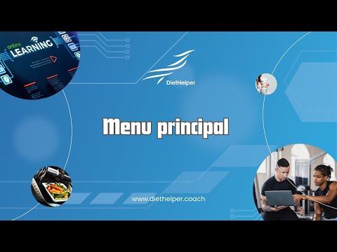 Présentation du Menu Principal – DietHelper