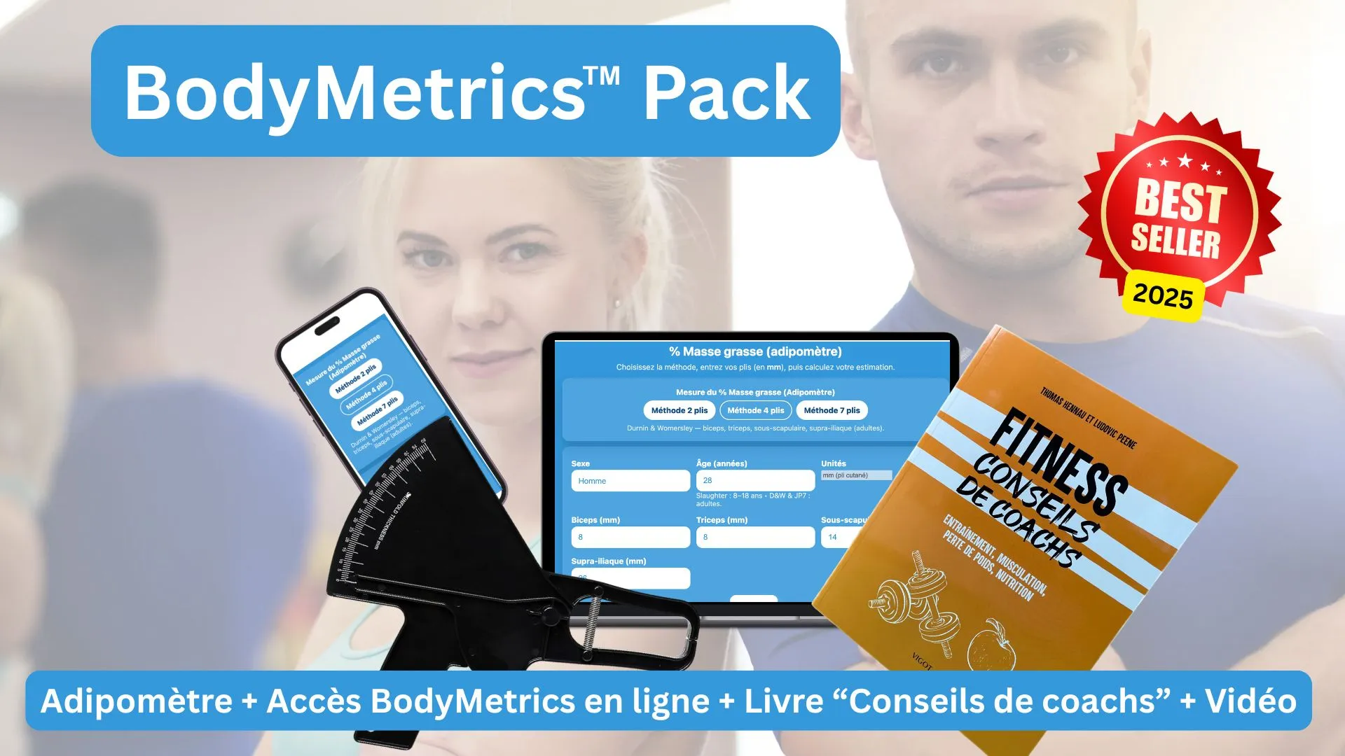 BodyMetrics™– Le kit indispensable du coach professionnel
